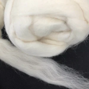 Alpaca Wool Top Natural White Color 25.5mic 100% Wool Using For Spinning Yarn With High Quality
