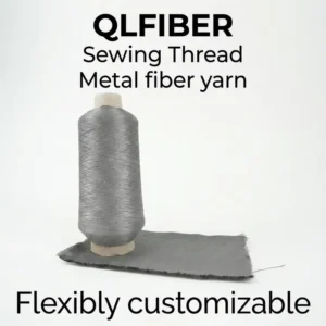 Anti-corrosion Anti-static Conductive Metallic OE Spun Yarn Raw Pattern 100% Stainless Steel for Touch Screen Gloves Sewing Use