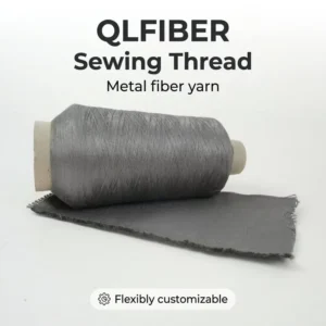 Anti-corrosion Anti-static Metallic Raw OE Spun Sewing Yarn for Touch Screen Gloves and Harsh Environments