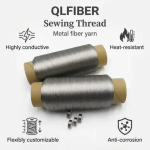 Anti-corrosion Anti-static Stainless Steel Raw Conductive Yarn for Touch Screen Gloves OE