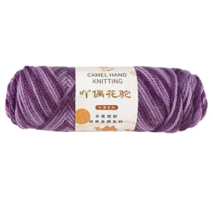 Antibacterial Dyed Acrylic Blend Woolen Fancy Yarn Soft Delicate Multicolored for Crochet Knitting Sewing Weaving 100g