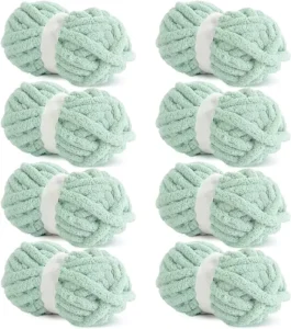 Arm Knitting Blanket Yarn Chunky Jumbo Chenille Yarn 100% Polyester Big Velvet Yarn