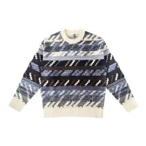 Autumn New ODM Custom Source Manufacturers 100% Cotton Comfortable Breathable Men’s Camouflage Pattern Front Pullover Neck