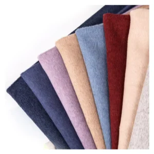 Autumn and Winter Cashmere Coat Fabric Mixed Color Albacca Double faced Woolen Vicuna Wool Fabric