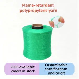 Available FDY Polypropylene Yarn Flame retardant Yarn 2000D Is Suitable for Goods Binding Straps 100% pp Yarn