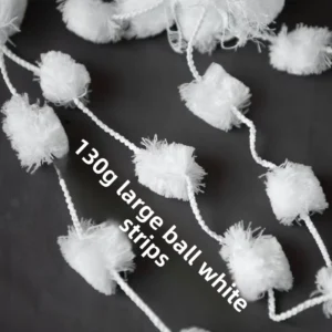 Ball Line White 130g Acrylic Blended Yarn Dyed Fancy Yarn Hand Knitting From Zhejiang Shaoxing Manufacturers Direct Supply
