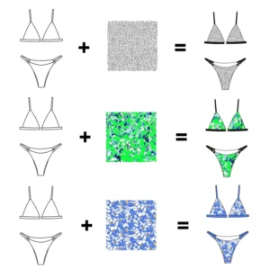 Beautiful Sexy Bikini Custom Bikini Manufacturer High Waist Bikinis Women Solid ColorSummer Bikini Set Swimwear