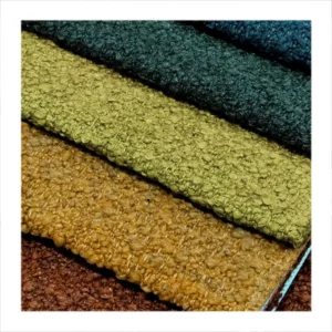 Best Quality Polyester Wool Cotton Blended Boucle Fabric Woven Yarn Dyed Heavyweight Sofa Upholstery Furniture New Most Popular