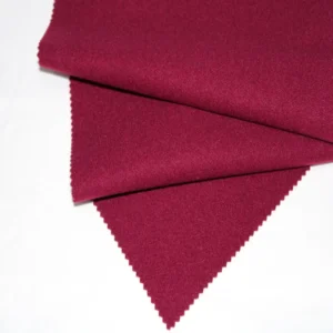 Best Quality in Stock Custom Weight Burgundy Red 90/20 Polyester Rayon T/R Yarn Dyed Fabric for Suiting Uniform