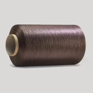 Black Coffee 100% Polyester 150D/300D DTY Eco Friendly Core Spun Dyed Yarn Breathablele