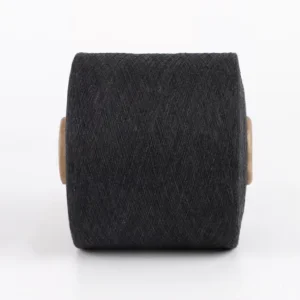 Black RG Yarn Recycled Blended Yarn Polyester Yarn Open End Cotton Yarn for Knitting Socks