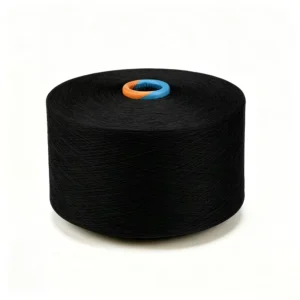Black Recycled Cotton Yarn Sustainable OE Yarn for Denim Mills Hosiery Factories and Knitwear Brands