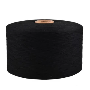 Blended Cotton Polyester Melange OE Yarn Thread Nm10/1 20/1 Black Anti Bacteria Recycled Gloves Knitting Weaving