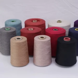 Blended Wool Cotton Yarn Ring Spun Top Dyed Yarn