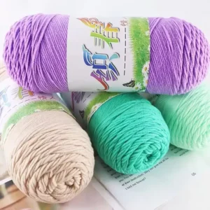 Blended Yarn 200g Acrylic 5ply Soft High Tenacity Knitting for DIY Hand Hats and Scarves