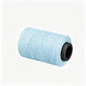 Blue Recycled Cotton Yarn Eco Yarn for Knitting Crochet Weaving