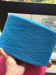 Blue Series Hammock Recycle Polyester Cotton Yarn PC50/50 Recycled Ne10s-20s Regeneration of Cotton and Polyester