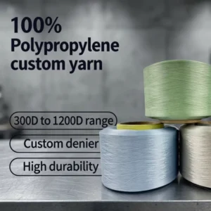 Breathable FDY Hollow 100% Polypropylene Yarn Standard Strength for Hand Knitting Raw Use