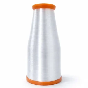 Bright & Semi-Dull 0.1mm-0.3mm Polyester Monofilament Yarn, Knitted Wig Material with Custom Colors