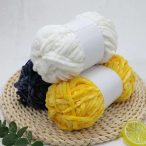 Bright Velvet Fluffy Chenille Yarn Fancy Yarn Factory Price for Knitting and Crocheting