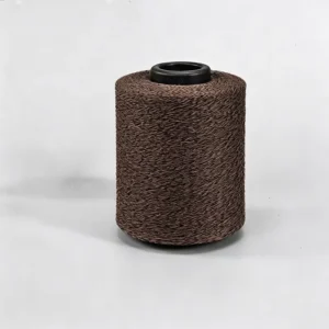Brown Eco Friendly Recycled Yarn Supplier for Industrial Textile Use Knitting Yarn for Gloves