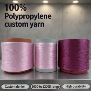 Bulk FDY Hollow 100% Polypropylene Yarn Lightweight Raw Hand Knitting Yarn for Winter Garments