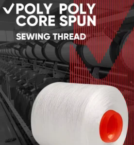 Bulk High Tenacity Recycled Dyed Colors 50/2 5000 Yards 100% Polyester Sewing Thread for Weaving with Twist