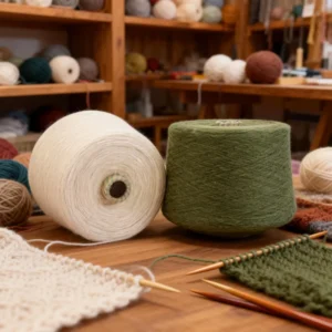 Bulk Luxury Brushed Cashmere Silk Yarn Soft Thread 12/1 NM Knitting Blended Yarn for Scarves Coats