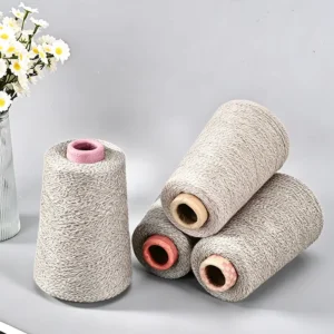 Bulk Stock Melange Brown Blended Yarn Price for Work Apron Protective Gloves Weaving Support Custom