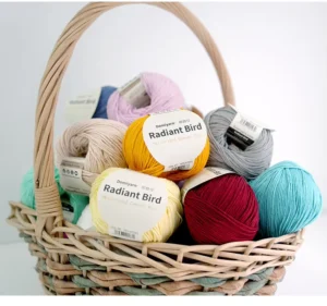 Bulky Soft Crochet Threads 100% Organic Baby Mercerized Cotton Yarn for Amigurumi Scarf Pillow Blanket Toy