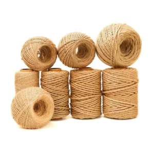Burlap Rope Roll Durable Natural Jute Rope 6MM Burlap Twine Rope for Crafts