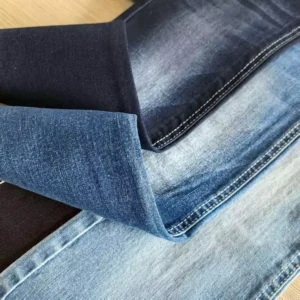 CK2407 Blue Cotton Polyester Spandex Blend Denim Fabric for Jeans Manufacturer
