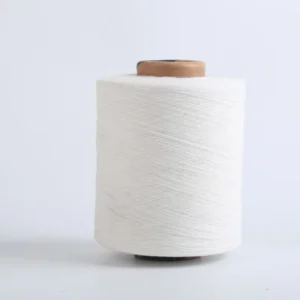 CVC 30/70 Cotton Polyester Yarn Melange Anti Pilling Undyed Raw White Weaving Ring Spun Combed Compact High Tenacity