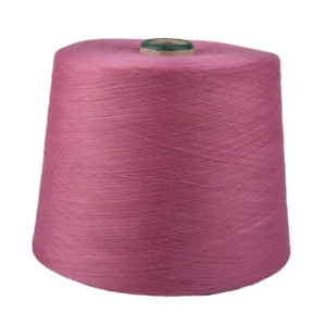 Cationic Polyester Dyeable Spun Yarn Solid Colors 100% Polyester Spun Yarn for Knitting