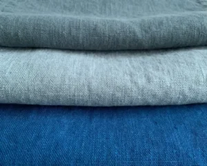 Certified Eco-Friendly 100% Linen Yarn-Dyed Organic Woven Fabric Blackout Feature for Garments Clothing Curtains