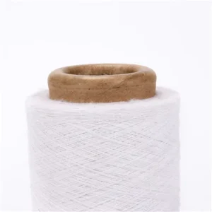 Certified Recycled Blended Yarn 40 Cotton 60 Polyester 12s White Knitting Yarn