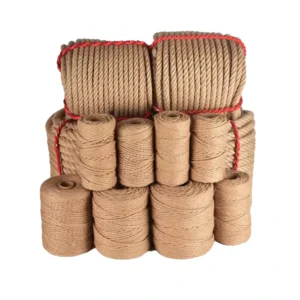 Changxin Shandong 3-strand Twisted Pattern Durable 4-30mm 100% Natural Jute Environmentally Friendly Rope Customized Packaging