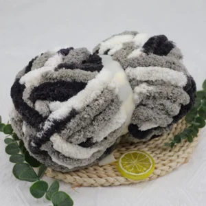 Chenille 500g Chunky Nylon for Crochet Bags Knitting 5mm Chenille Jumbo Chunky Yarn