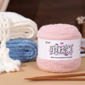 Chenille Baby Yarn 4ply Ring Spun Cotton Acrylic Eco Friendly Dyed Pattern Blended Yarn
