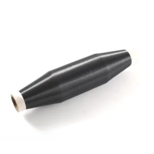 China 100% Nylon Monofilament Knitting Yarn RW Black Non Twisted