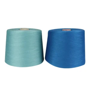 China Factory 30S 100% Spun Polyester Colorful Spun Dope Dyed Yarn For Socks
