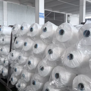 China Factory DTY Thread Polyester Yarn 50D 100D 150D 300D Direct Sales Raw White SIM NIM HIM A/AA Grade for Knitting