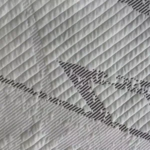 China Factory Most Ordered Organic Fashion Breathable Stretch Fabric Double Jacquard Knitted Medium Weight Mattress