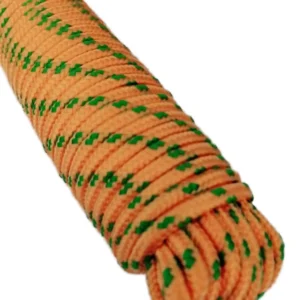 China Factory Natural Color High Strength 1.5mm Twisted PP Yarn PP Twine PP Packaging Rope 2ply 100m Spool