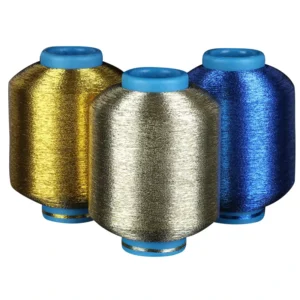 China Factory New Colorful Polyester Lurex Yarn MX Metallic Yarn Sewing Threads Yarn Metallic