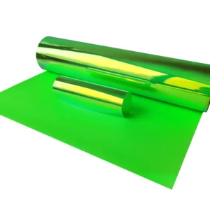 China Factory PET Rainbow Iridescent Film Roll with GRS OEKO Certified Eco Material for Glassy Decorative Projects
