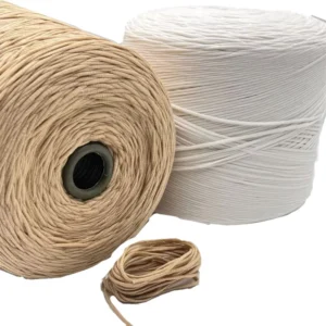 China Factory high quality 70% Cotton Ribbon Yarn T Shirt Fancy Yarn For Hand Knitting