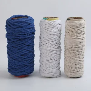 China Mop Factory Supplies Bleached Cotton Blended Mop Yarn For Abrasion-Resistant Mop Production Hand Knitting & Embroidery Use