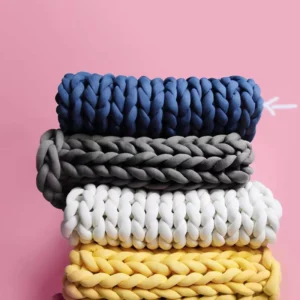 China Polyester Crochet Cotton Fancy Yarn for Handmade Blanket Arm Knitting Chunky Tube Yarn Anti Bacteria Eco Friendly