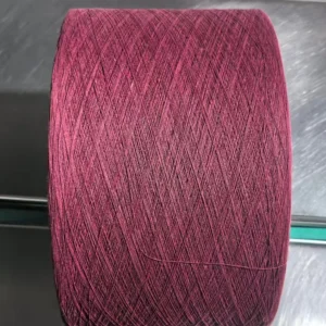 China Supplier In Stock Ne 5s-21s Burgundy Yarn Cotton Polyester Blended Yarn OE technics Dyed yarn Eco-yarn Knitting Weaving